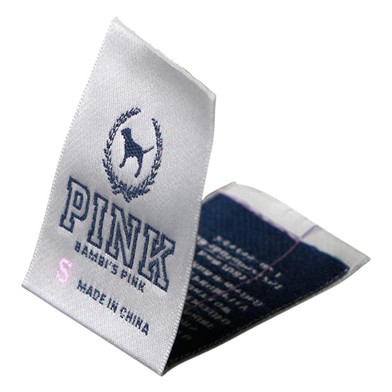 Specializing in the production of clothing weaving marks Hot Melt Adhesive washing cloth label customization exquisite clothes home textile collar label weaving label customization