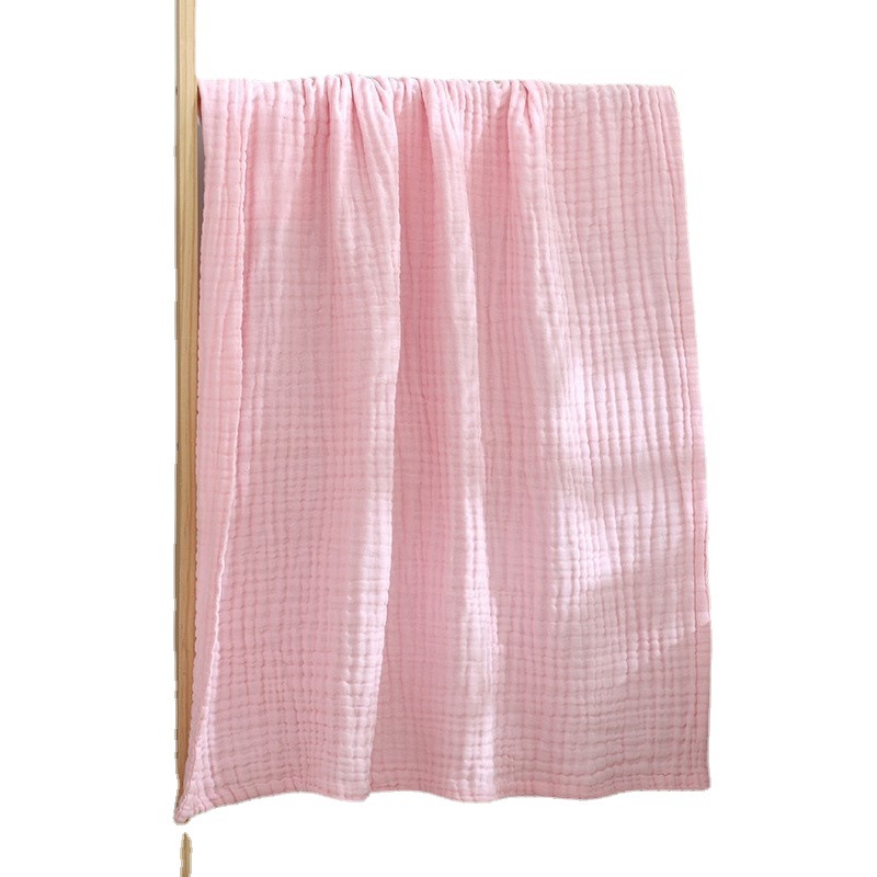 Picture of [Strictly Selected] Six-Layer Seersucker Pure Cotton Bath Towel, Baby Bath Towel, Newborn Cotton Quilt, Pure Color Gauze Towel