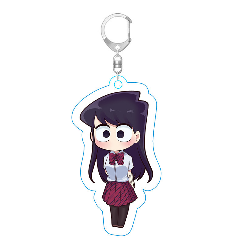 Picture of Ancient students have communication disorders animation surrounding only wild people key chain acrylic key chain hanging