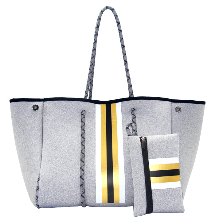 Picture of Diving Material Perforated Beach Bag European and American Fashion Portable Shoulder Strap Mother Bag Outdoor Casual Bag Portable Women's Bag for Women