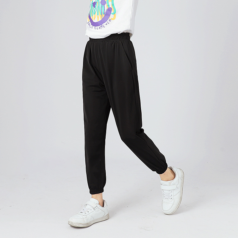 Picture of Summer Korean Style Children's Wear New Children's Sports Trousers Big Children's Quick-drying Ice Silk Breathable Anti-mosquito Pants Girls' Pants