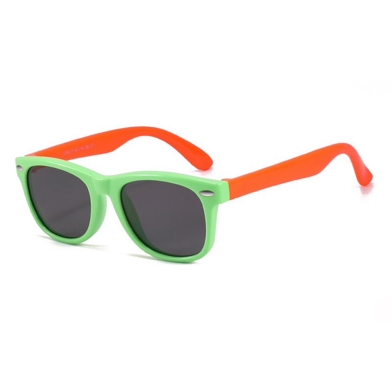Picture of Factory new spot wholesale silicone UV protection sunglasses baby glasses polarized children sunglasses 802