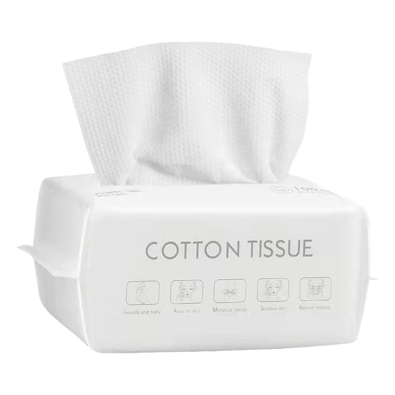 Disposable Facial Cleansing Towel Removable Thickeneded and Enlarged Pure Cotton Soft Towel Wholesale Facial Cleansing Tissue Wipe Face Pure Cotton Facial Cleansing Towel