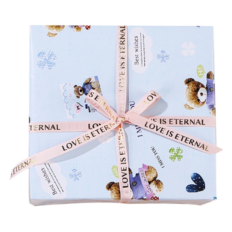 2025 Valentine's Day Gift Wrapping Paper Birthday Gift High-End Oversized Gift Box Paper Ins Style Handmade DIY