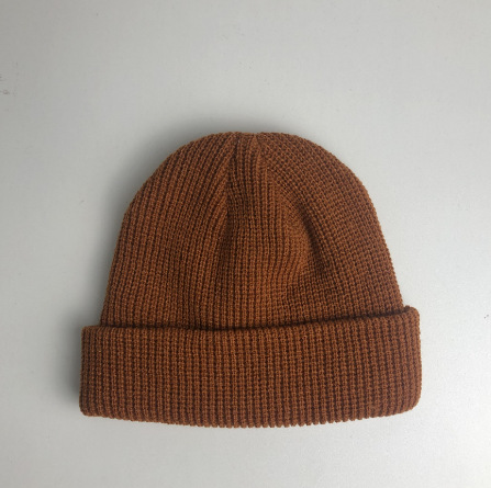 Picture of 2020 Cold Hat Men's Melon Hat Winter Women's Autumn and Winter Solid Color Watermelon Knitted Wool Hat Pullover Ski Hat