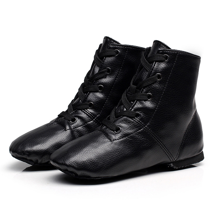 Picture of Children's dance shoes cross-border PU high-top jazz dance shoes men's adult jazz dance soft-soled female dance shoes manufacturers wholesale