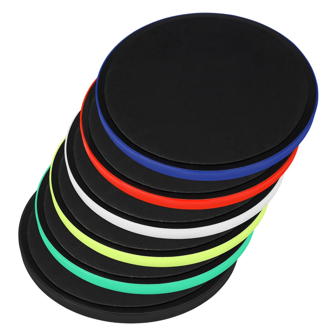 Percussion 10 Inch Dumb Drum Mat Carbon Fiber Drum Practice Mat Beginners Getting Started Metronome Dumb Drum Mat
