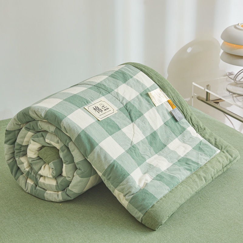Picture of Class A Maternal and Infant Grade Non-printed Summer Quilt Xinjiang Cotton Air-conditioning Quilt Core Machine Washable Summer Cool Quilt Summer Thin Quilt