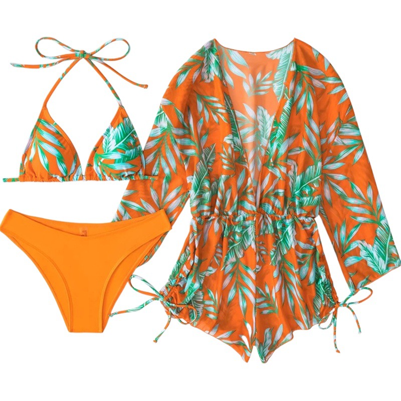 Swimming River swimsuit new split women's three-piece swimsuit BIKINI swimsuit BIKINI European and American sexy swimsuit
