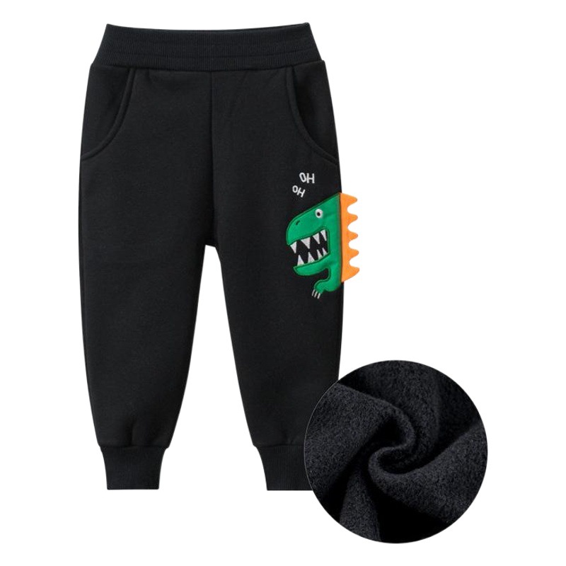27kids brand children's clothing spring 2024 New Korean style children's pants fleece-lined baby sports pants one-piece delivery