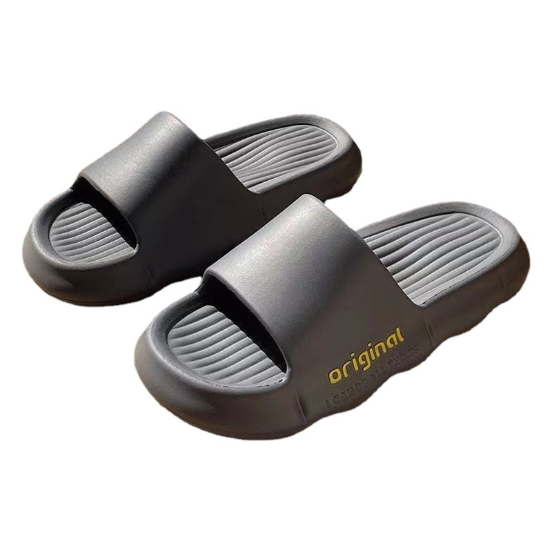 Home fashion sandals and slippers can be worn non-slip summer new lovers slippers trend thick bottom