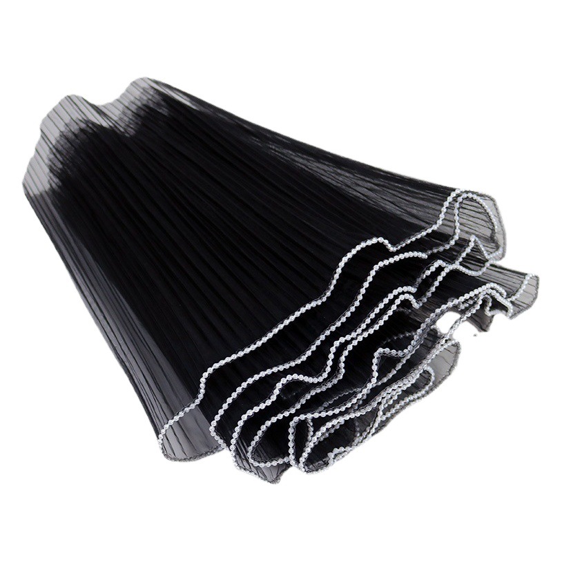Korean style pearl wavy flower yarn flower rose packaging DIY baking cake decoration bouquet material pleated net