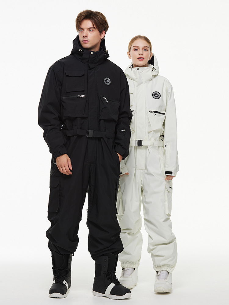 Picture of Men's and Women's Looser 24-25 Snow Season Waterproof Warm Snowboard American-style One-part Ski Suit