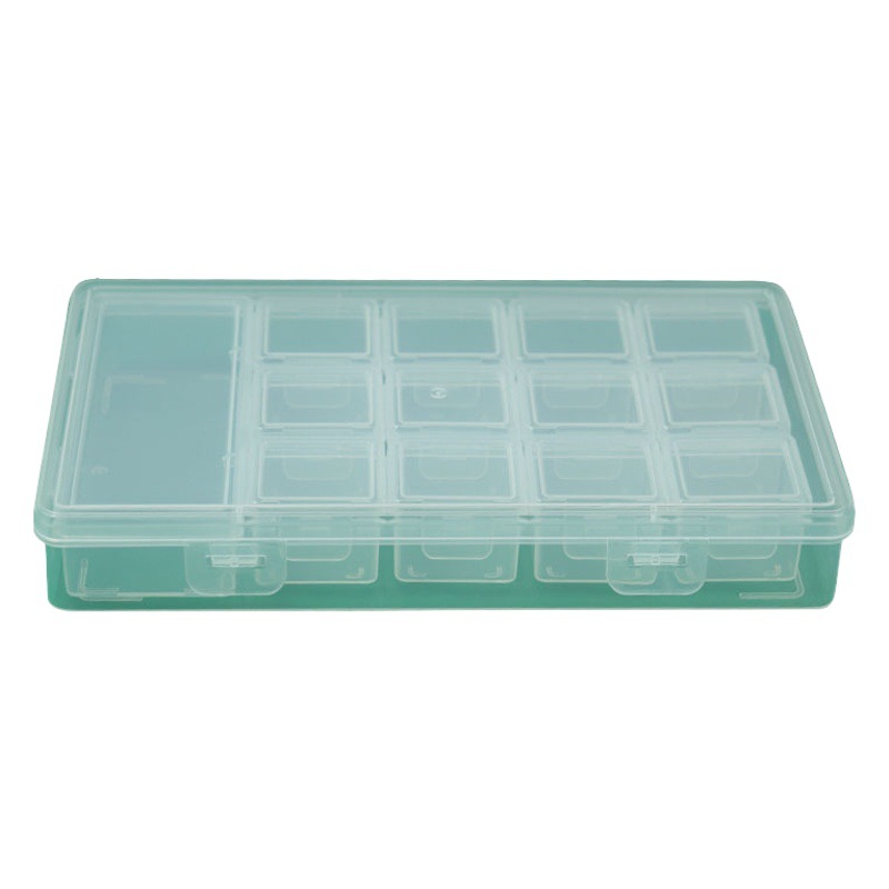 Wearing acrylic box nail art packaging box multi-color yum storage box wholesale wearing transparent box