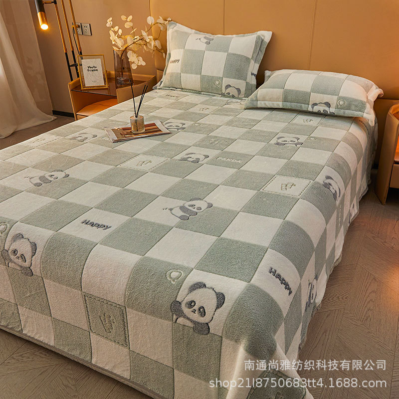 Picture of Blanket Coral Fleece Cover Blanket Flannel Blanket Cartoon Sofa Blanket Single Bed Sheet Single Air Conditioning Nap Blanket Quilt