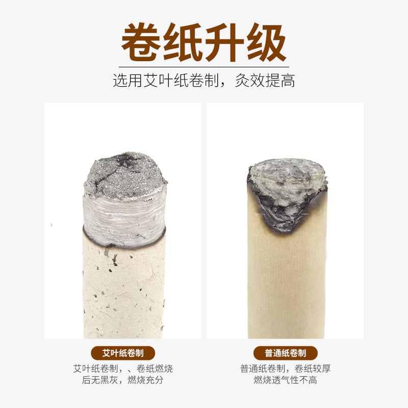 Picture of Nanyang Yaoyibao Household High-grade Mugwort 1.8 Five-year Old High-end Handmade Wild Mugwort Smoked Moxibustion SMOKE