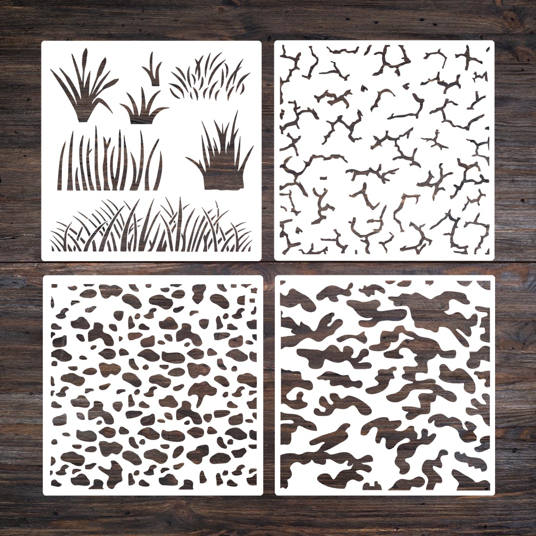 S2-art hollow pattern tile pattern Wall Template decorative painting material hollow Template