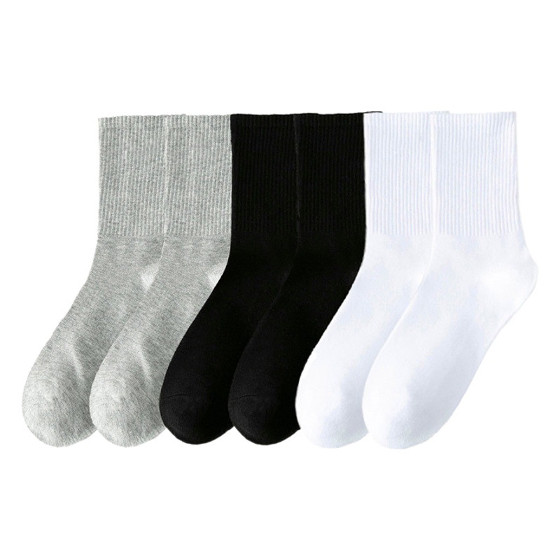 High Tube Solid Color Unisex Socks, Macaron-Colored Long Socks, Street Fashion Socks, European and American Sports Cotton Socks, Skateboard Socks, Versatile