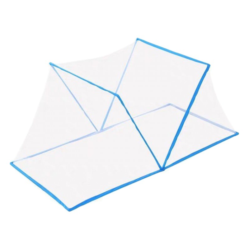 Lazy Internet Celebrator Thickened Foldable Bottomless Mosquito Net Portable Mosquito Cover Student Upper and Lower Bushes Single Free Installation