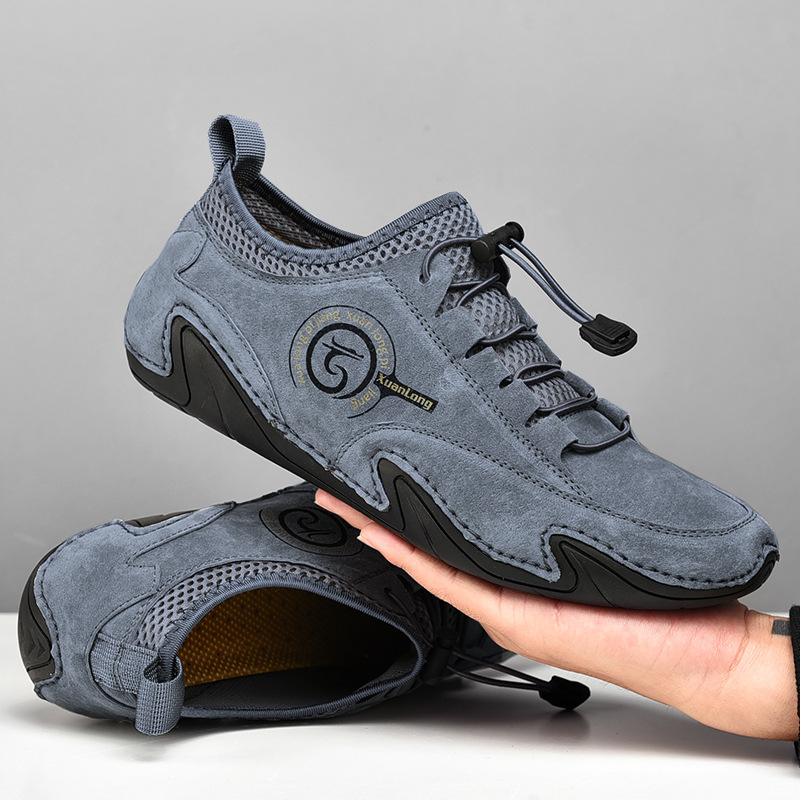 Spring and summer AliExpress hot new cross-border plus size men's casual breathable bean shoes pop octopus men's shoes