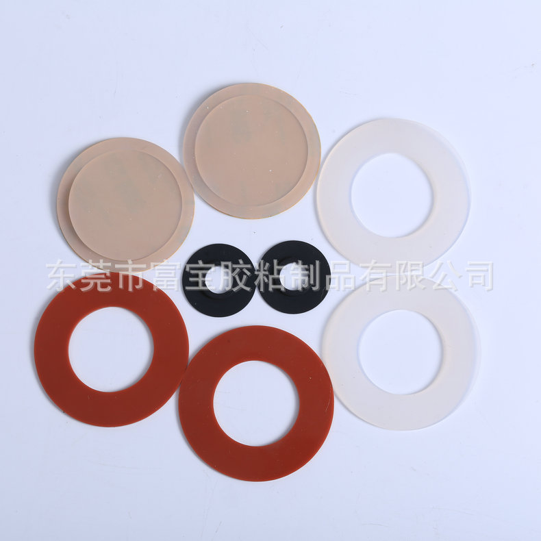 Picture of Factory direct food grade round silicone gasket transparent rubber gasket black high temperature resistant gasket wholesale