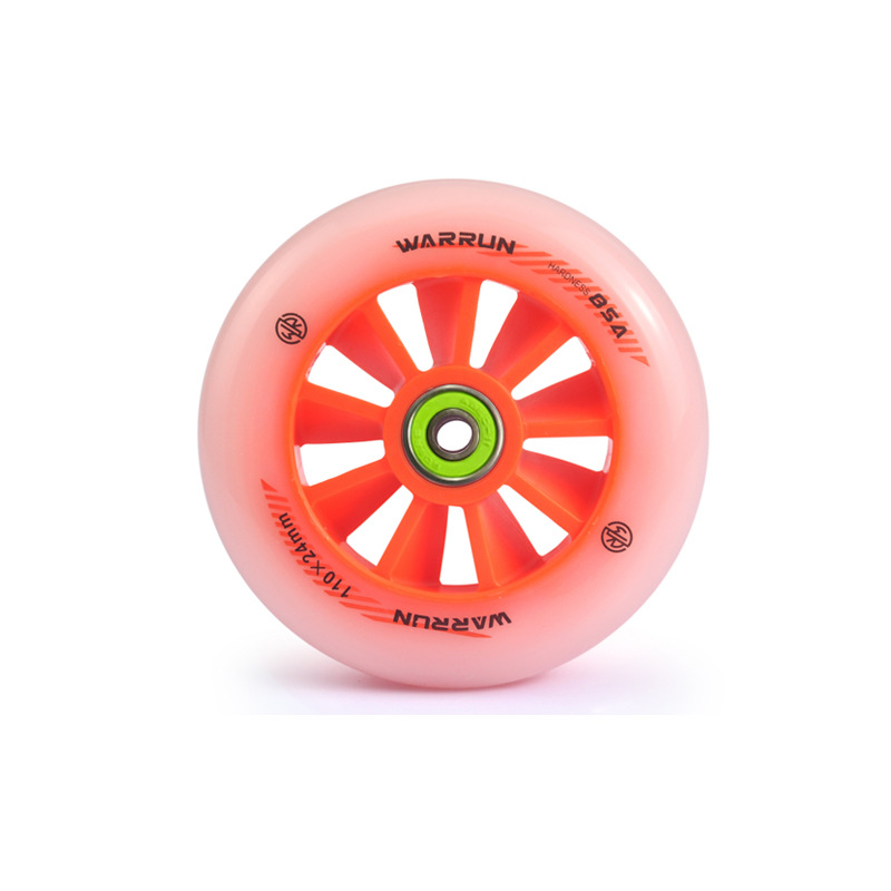 Picture of Roller skates speed skating wheels brush street wheels racing pancake wheels 90/100/110MM high elasticity and high wear resistance 85A