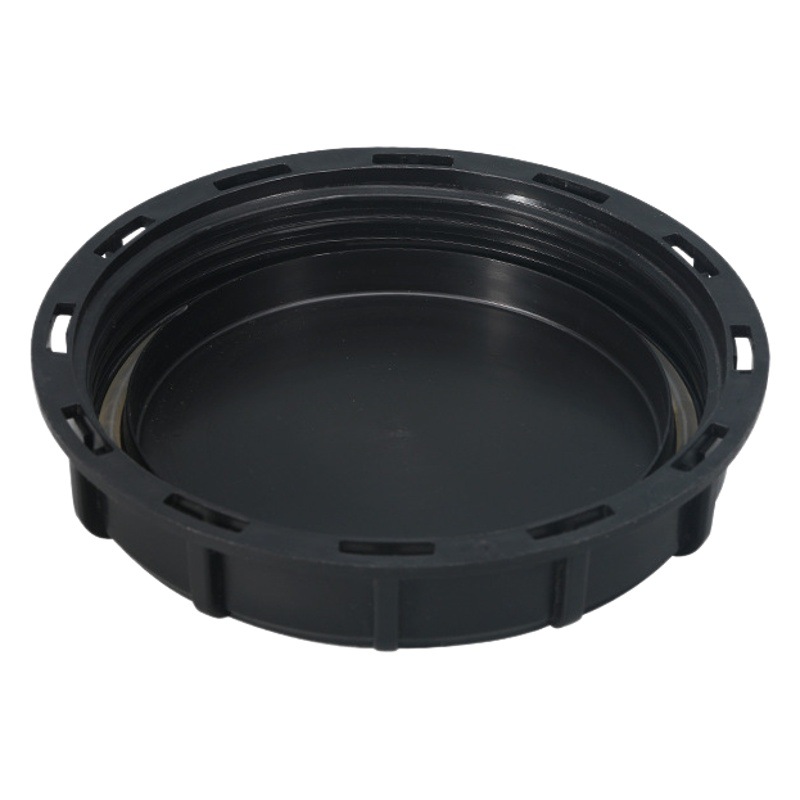Cross-border hot selling ibc ton barrel plastic cover ton barrel black color blind cover 16.2cm ton barrel large cover