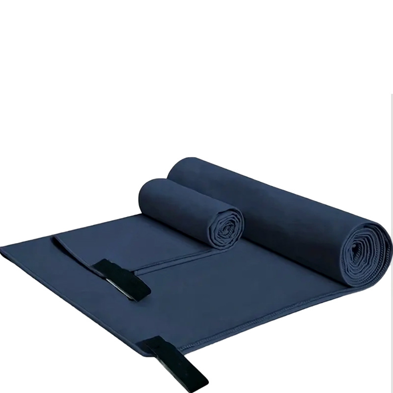 Picture of Quick-Drying Beach Towel Multi-Color Portable Quick-Drying Fitness Sports Towel Outdoor Beach Towel Mesh Bag