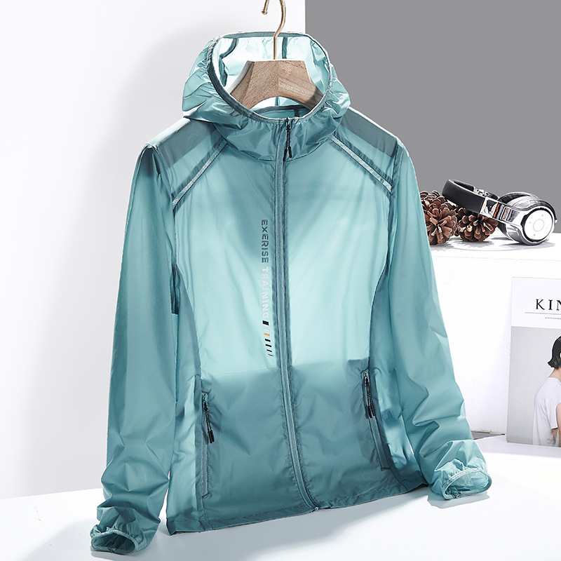 Summer Ultra-Thin Anti-Uv Sun Protection Clothing for Women Breathable Long-Sleeved Versatile Mountaineering Hiking Outdoor Sports Jacket Printing