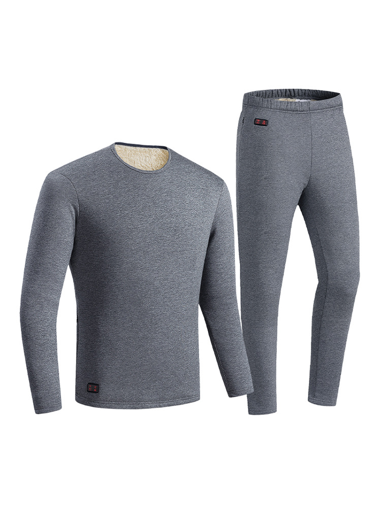 Picture of Winter cross-border smart 18 area USB constant temperature heating thermal underwear Lovers Electric pants cold suit