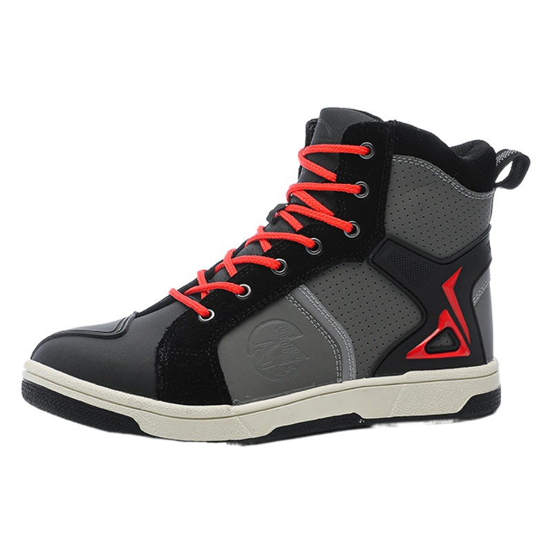 Zksj Cross-Border Motorcycle Cycling Shoes, Motorcycle Boots, Anti-Collision, Breathable, Anti-Fall Rider Equipment, Wear-Resistant Racing Shoes