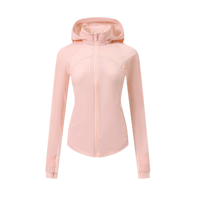 Picture of Lu Outdoor Windproof Sportswear Goal Sma Light Slim Skin Clothing Women's Yoga Jacket Sun Protection Clothing