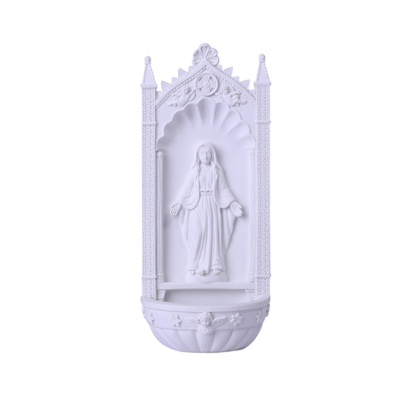 Picture of Cross-Border Supplier 22.5cm High Classical Figure Holy Water Pendant Mother's Day Interior Decoration Resin Crafts