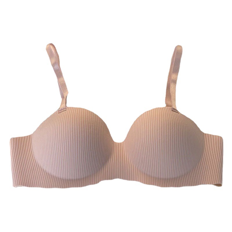 Picture of Small Breast Push-Up and Enlarged Breasts, Seamless One-Piece Cocktail Bra for Women Without Wires, Summer Thin Breast-Retracting Bra