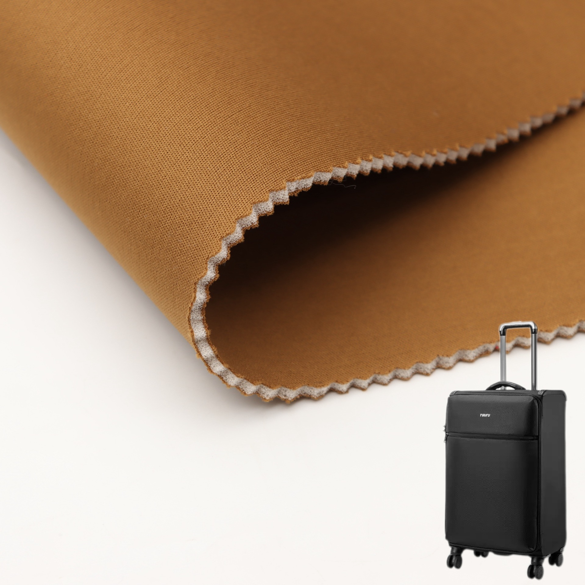 Picture of Multi-color knitted fabric, double-sided sponge composite fabric, composite fabric, underwear bag lining, flat cloth composite sponge fabric