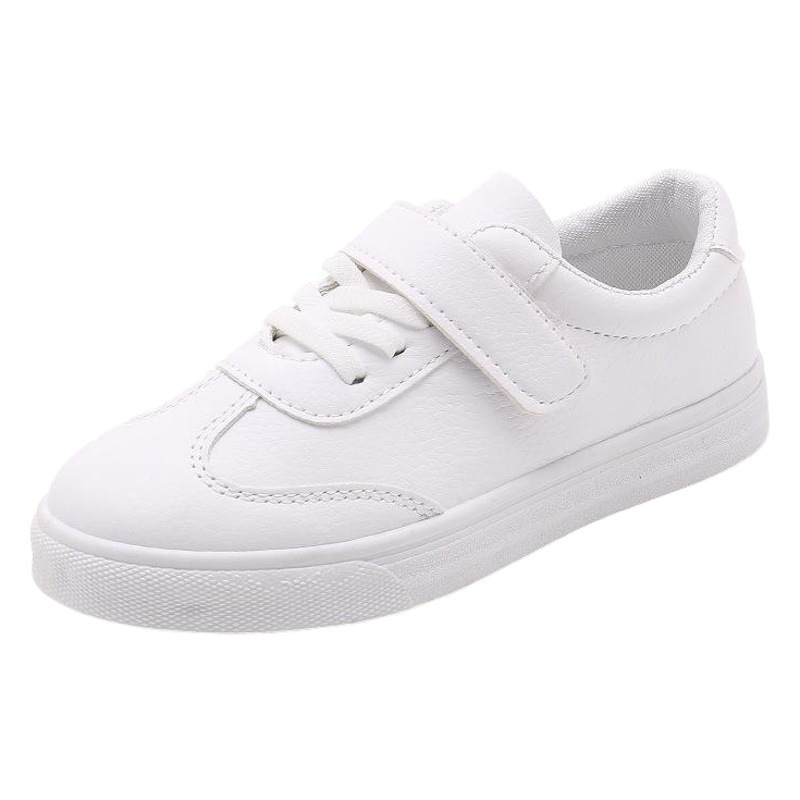 New children's white canvas shoes boys students casual girls Baby Kindergarten white shoes a generation of hair