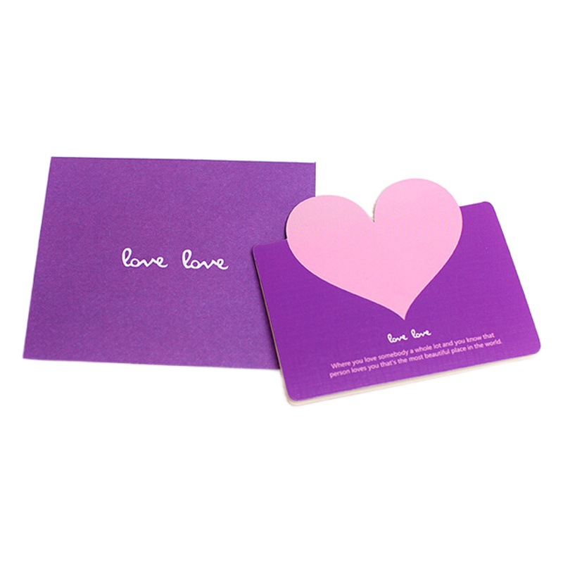 Source factory spot wholesale love greeting card postcard card gift card birthday card