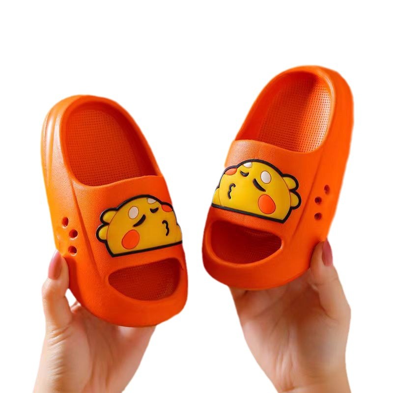 Picture of EVA Children's Slippers Cute Cartoon Boys and Girls Baby Children's Bean Shoes Big Children's Parent-Child Summer Slippers