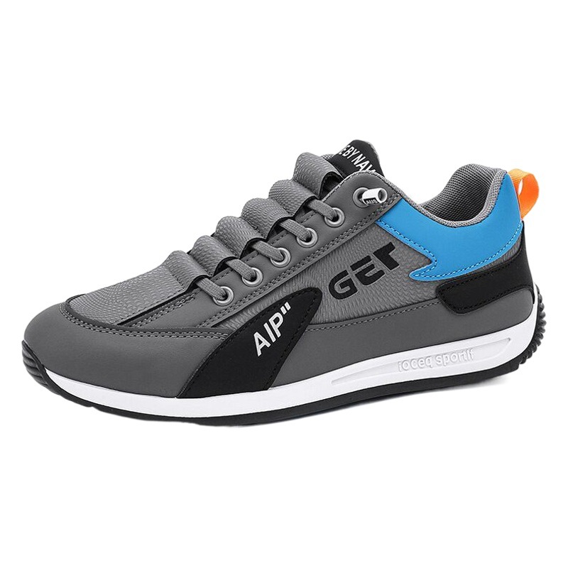 Men's shoes slip-on spring new sneaker men's running lightweight casual white shoes thick-soled argan shoes