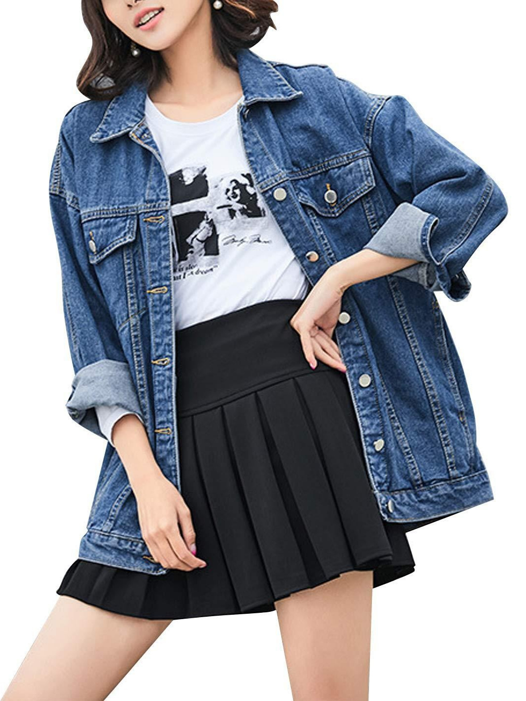 Picture of AliExpress cross-border European and American foreign trade women's clothing Amazon spring and autumn new Denim coat women's jacket long sleeve top