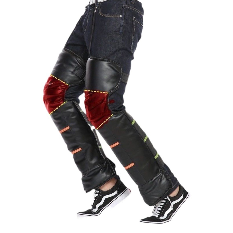 Winter kneecap motorcycle kneecap electric car cycling men's and women's leggings windproof cold-proof outer wear thickened warm riding
