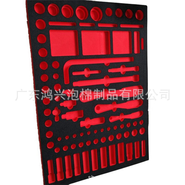 Picture of Anti-Static Flocking Eva Hot-Pressed Inner Pad Hardness 20Shorec Special Buffer Material for Precision Instrument Packaging