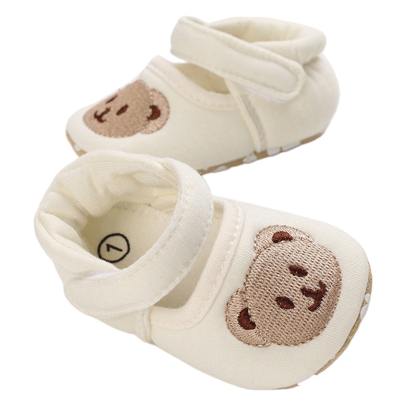 Baby's Spring and Autumn Soft-soled Toddler Shoes 3-6-9-12 Months Baby's Cartoon Non-Lose Shoes Non-slip Indoor Shoes