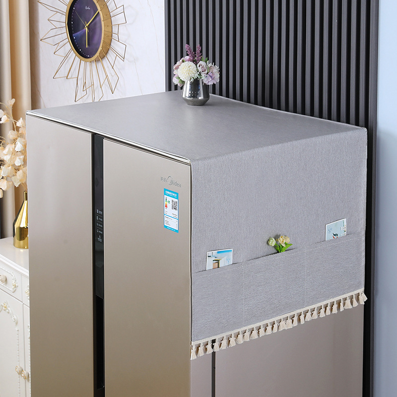 Refrigerator Cover Cloth Dust Cover Waterproof and Oil-proof Double Door Single Door Microwave Oven Cover Washing Machine Cover 2025 New Style