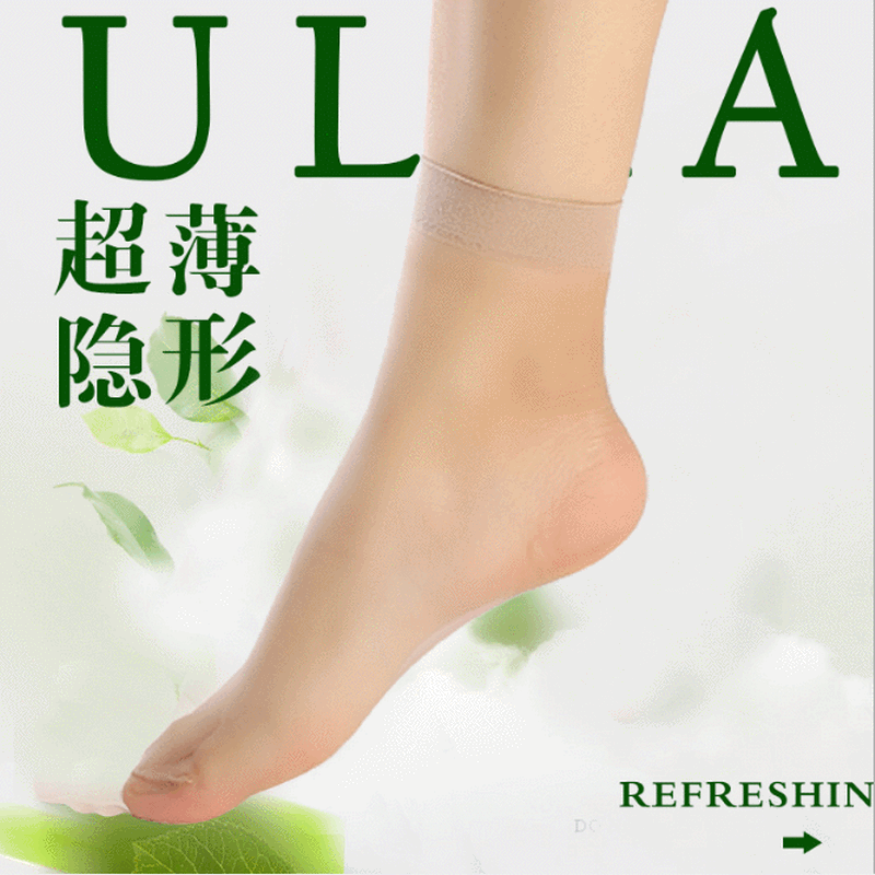Picture of Ultra-Thin Crystal Stockings, Spring and Summer Toes, Transparent Pairs of Invisible Socks, Night Market Street Stall Short Stockings Manufacturer Wholesale