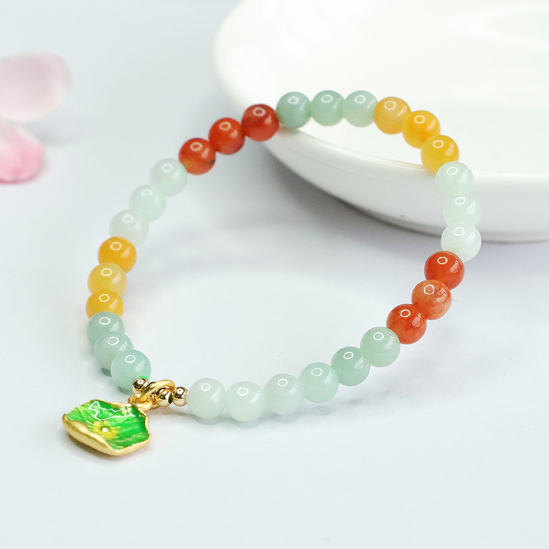 Picture of Yuyu natural jade bracelet gold jade color bracelet national tide jewelry factory wholesale generation FC3120806