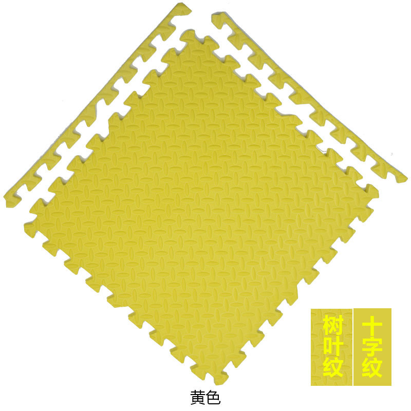 Picture of Foam Floor Mat Splicing Pure Color Soundproof Puzzle Living Room Dormitory 60 Thickeneded Kidsren's Large Floor Mat Baby Crawling Mat