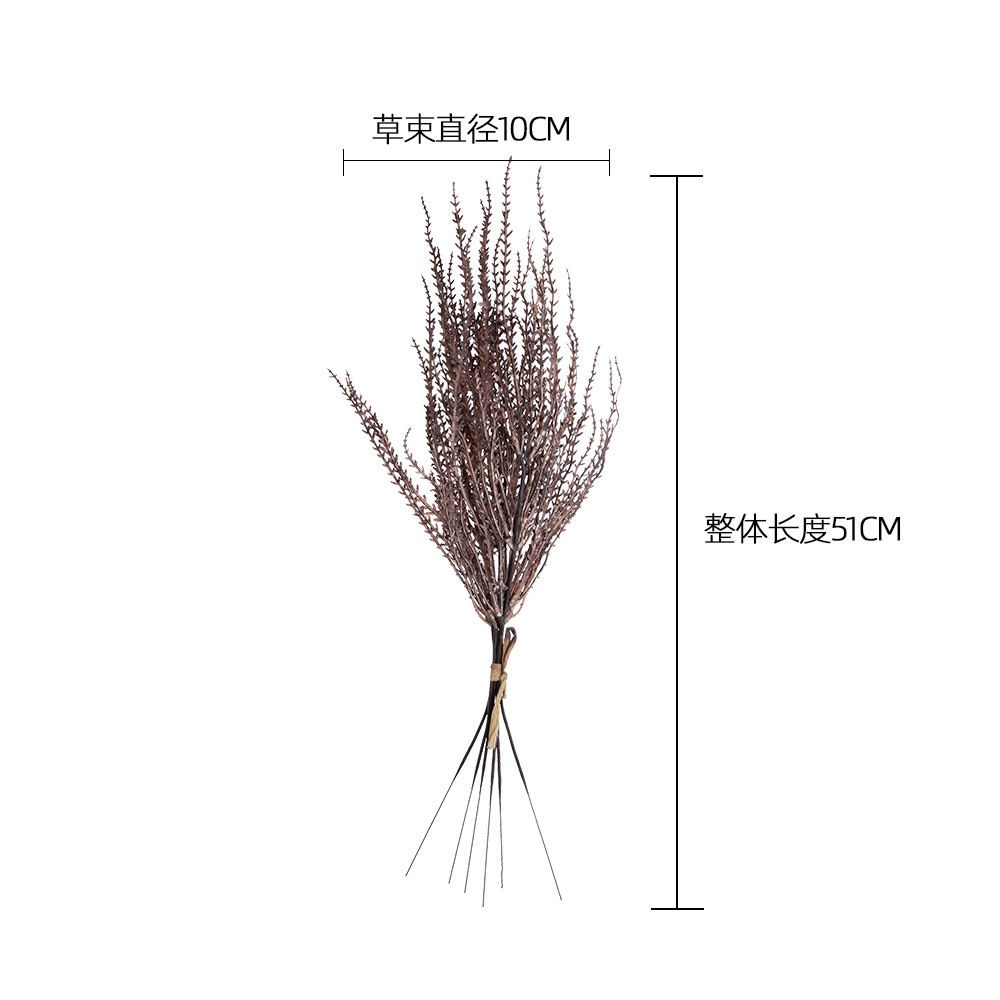 Picture of Cross-Border Three-Pronged Small Leaf Clover Accessories Artificial Flower Home Decoration Wedding Bouquet Rose Wall Artificial Flower Yc1084
