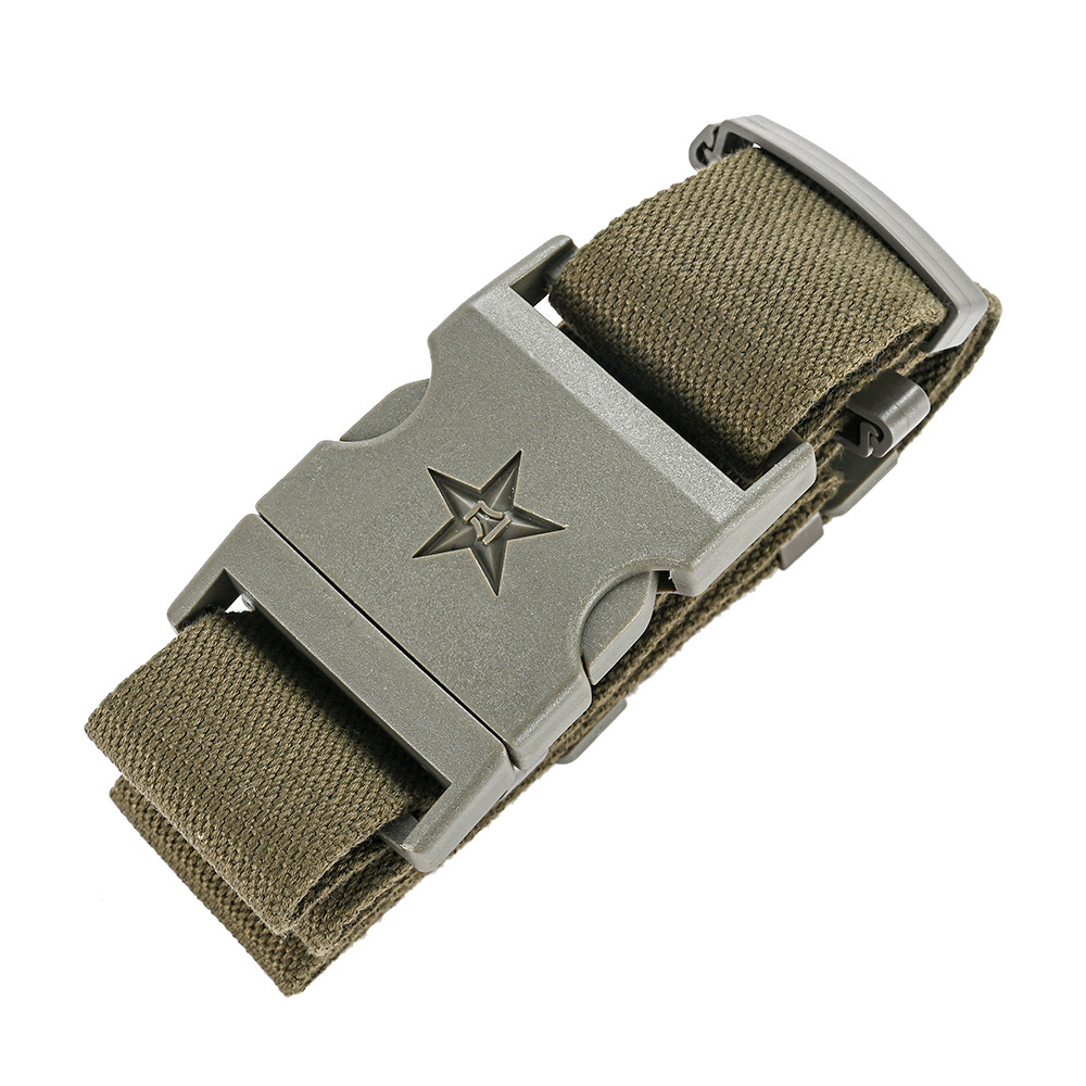 Genuine Woven Outer Belt Student Military Training Belt Training Belt Canvas Weaving Outer Belt Tactical Belt for Men and Women