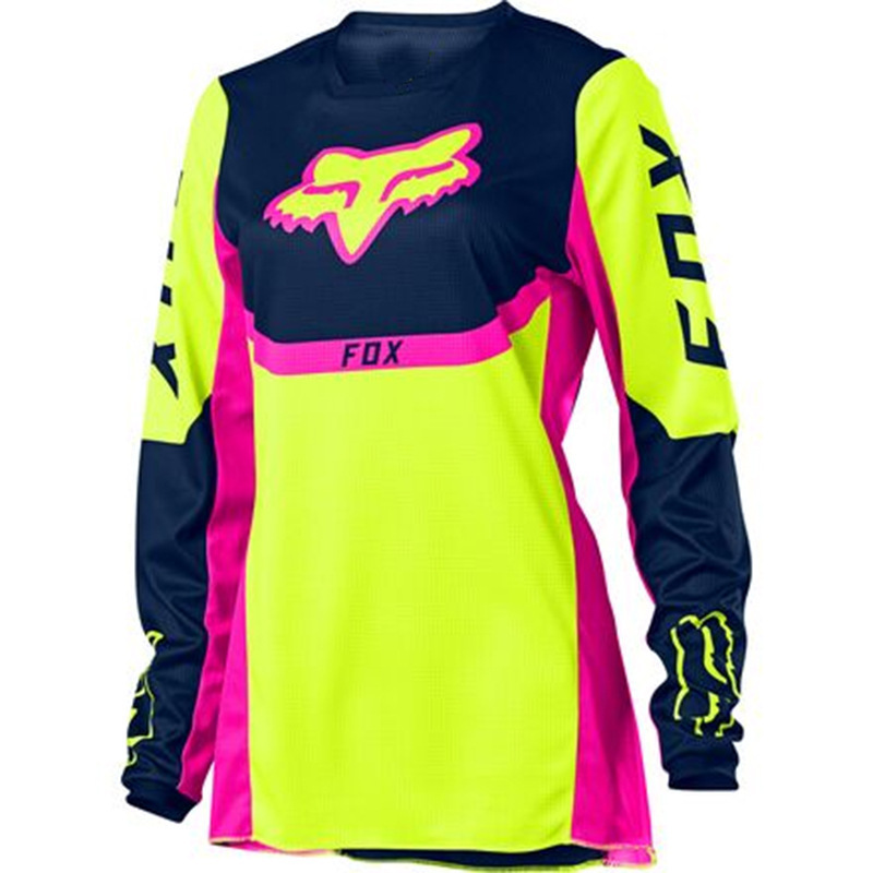 Fox head downhill suit summer cross-country motorcycle racing suit mountain bike cycling suit long sleeve quick drying